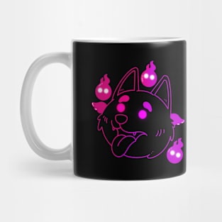 Retro Ghost Dog Mug